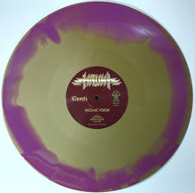 Load image into Gallery viewer, Haunt - Mosaic Vision vinyl record with a purple and yellow color scheme and a label in the center.