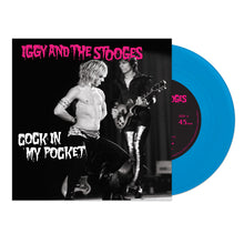 Cargar imagen en el visor de la galería, Vinyl record with black and white cover featuring two musicians and blue disc
