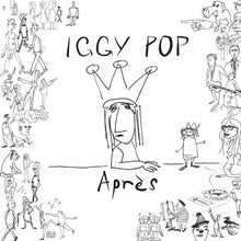 Cargar imagen en el visor de la galería, Album cover for 'Iggy Pop - Après' with black line art illustrations and text.
