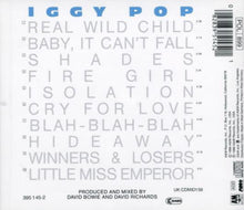 Load image into Gallery viewer, Iggy Pop - Blah Blah Blah back compact disc cover.