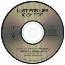 Load image into Gallery viewer, Iggy Pop - Lust For Life compact disc.