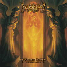 Cargar imagen en el visor de la galería, Cover art for Incantation album 'The Forsaken Mourning Of Angelic Anguish' featuring a dark, atmospheric scene with figures and a title sequence.