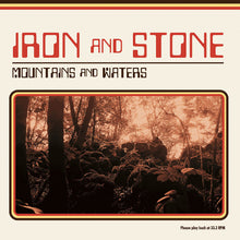 Charger l'image dans la galerie, Album cover for 'Iron and Stone: Mountains and Waters' with a forest scene and text.