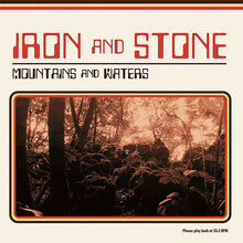 Cargar imagen en el visor de la galería, Album cover for 'Iron and Stone: Mountains and Waters' with a forest scene and text.