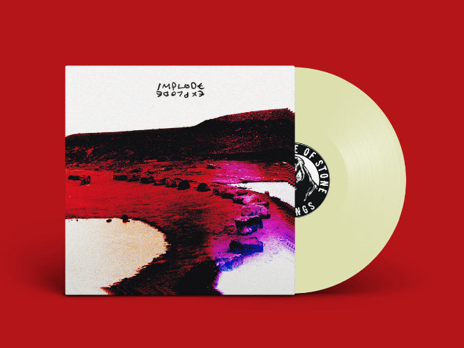 JAVA - Implode / Explode white cream vinyl record.