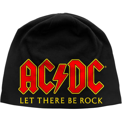 AC/DC - Unisex Beanie Hat:  Let There Be Rock (Black)