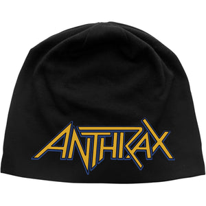Anthrax - Unisex Beanie Hat:  Logo JD Print (Black)