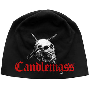 Candlemass Unisex Beanie Hat:  Skull & Logo