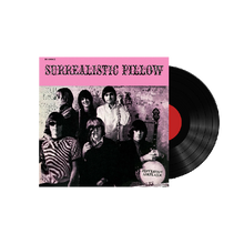 Cargar imagen en el visor de la galería, Vinyl record with 'Surrealistic Pillow' album cover featuring a band on a pink background.