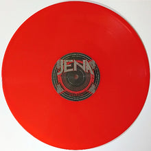 Charger l'image dans la galerie, Red vinyl record with a central label on a white background