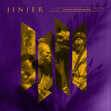Load image into Gallery viewer, Cover art for Jinjer's 'Live In Los Angeles' album featuring a collage of images of band members with a purple background, indicating a live performance setting.