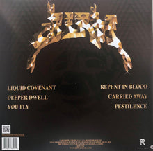Cargar imagen en el visor de la galería, Album cover with gold text on a black background