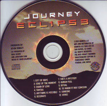 Cargar imagen en el visor de la galería, CD label for 'Eclipse3' by Journey with album tracklist on a white background