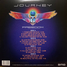 Charger l'image dans la galerie, Album cover with 'Journey' logo and tracklist on a dark background