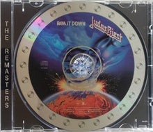 Charger l&#39;image dans la galerie, CD of &#39;Ram It Down&#39; by Judas Priest with colorful design and text.