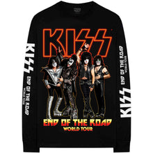 Load image into Gallery viewer, KISS Unisex Long Sleeve T-Shirt:  End Of The Road (Back &amp; Sleeve Print)