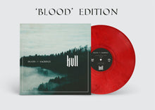 Charger l'image dans la galerie, Vinyl record with a red disc and cover featuring a forest design, labeled 'Hull'.