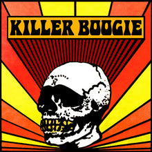 Charger l&#39;image dans la galerie, Album cover with a skull and &#39;Killer Boogie&#39; text on a red and yellow background