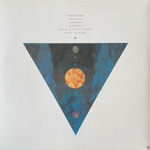 Charger l&#39;image dans la galerie, Album cover with a triangular design featuring celestial bodies on a light gray background