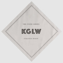 Cargar imagen en el visor de la galería, Napkin with 'KGLW' text on a white background