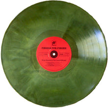 Load image into Gallery viewer, Green vinyl record with a red label on a white background