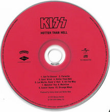 Load image into Gallery viewer, Red CD with KISS logo and tracklist on a white background