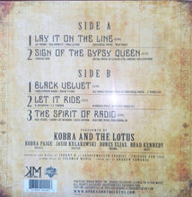 Cargar imagen en el visor de la galería, Kobra And The Lotus - Words Of The Prophets back vinyl record cover.