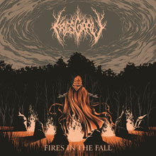 Load image into Gallery viewer, Krigsgrav - Fires In The Fall front album cover.