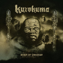 Cargar imagen en el visor de la galería, Album cover with a stylized face and ornate text, featuring the title 'Kurokuma Born of Obsidian'.