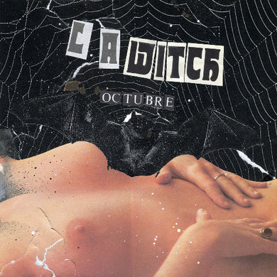 Album cover with text 'C A BITCH' and 'OCTUBRE' over a black and white image of a person.