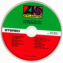 Load image into Gallery viewer, Disc with Atlantic Records logo and text about &#39;Houses of the Holy&#39; companion disc