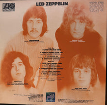 Charger l'image dans la galerie, Back cover of Led Zeppelin album with band members' faces and tracklist.
