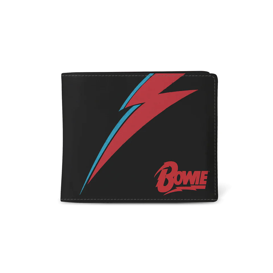 David Bowie Wallet - Lightning Black