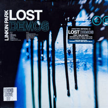 Load image into Gallery viewer, Vinyl record cover for Linkin Park's 'Lost Demos' with blue and black design.