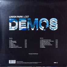 Load image into Gallery viewer, Back cover of a Linkin Park album with tracklist and branding