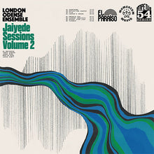Charger l&#39;image dans la galerie, Album cover for &#39;Jaiyede Sessions Volume 2&#39; by London Odense Ensemble with abstract design and text.