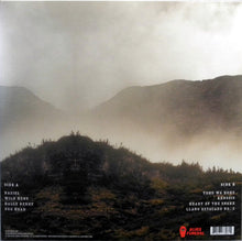 Charger l'image dans la galerie, Album cover with mountain landscape and text on a foggy day