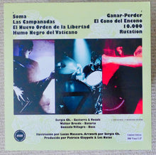 Cargar imagen en el visor de la galería, Album cover with band members and instruments on a colorful background