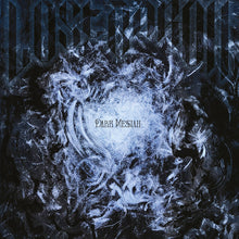Cargar imagen en el visor de la galería, Limited edition vinyl record titled 'Dark Messiah' by Lost Baron, featuring a stylized artwork with blue and black colors and the text 'PARASITE MESHIACH'.