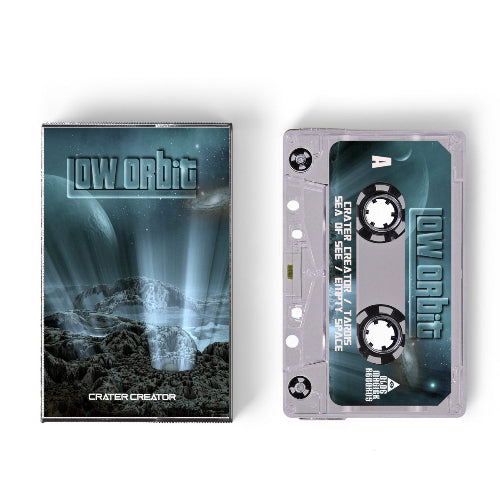 Cassette tape and its cover with 'oworbit' branding on a white background