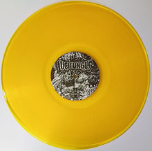 Cargar imagen en el visor de la galería, Yellow vinyl record with a label on a white background