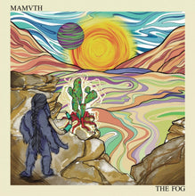 Charger l'image dans la galerie, Album cover with abstract landscape, cactus, and person with long hair, featuring the text 'MAMVTH' and 'The Fog'.