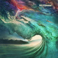 Album cover with swirling colors and 'Mantra Machine Heliosphere' text