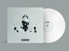 Load image into Gallery viewer, Vinyl record with cover featuring a stylized illustration of a person and the word 'Megatherium' on a gray background.