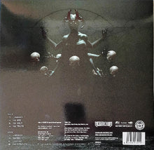 Load image into Gallery viewer, Album cover with a dark, gothic design featuring a central figure and skulls, with text and branding at the bottom.