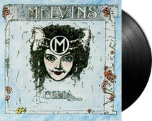 Load image into Gallery viewer, Cover art for Melvins album Ozma featuring a stylized drawing of a face with the letter 'M' in the center, surrounded by a border with decorative elements.