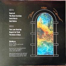 Cargar imagen en el visor de la galería, Album cover with colorful arch design and text on a black background