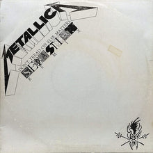 Load image into Gallery viewer, Album cover with 'Metallica' branding and text on a light gray background