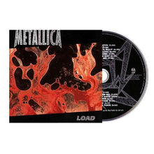 Load image into Gallery viewer, Metallica 'Load' album cover with abstract design and tracklist.