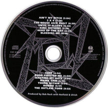 Charger l&#39;image dans la galerie, CD disc with tracklist and production credits on a black background
